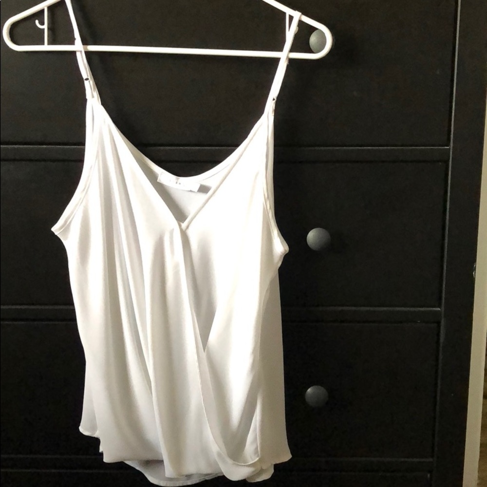 Lush Sheer Wrap-Front Tank